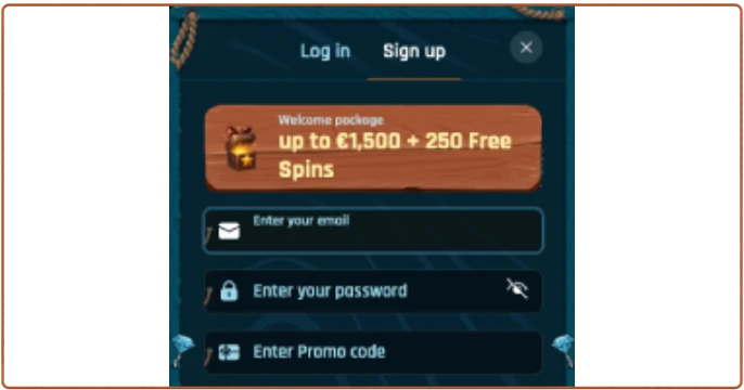 RingoSpin Casino Registration banner